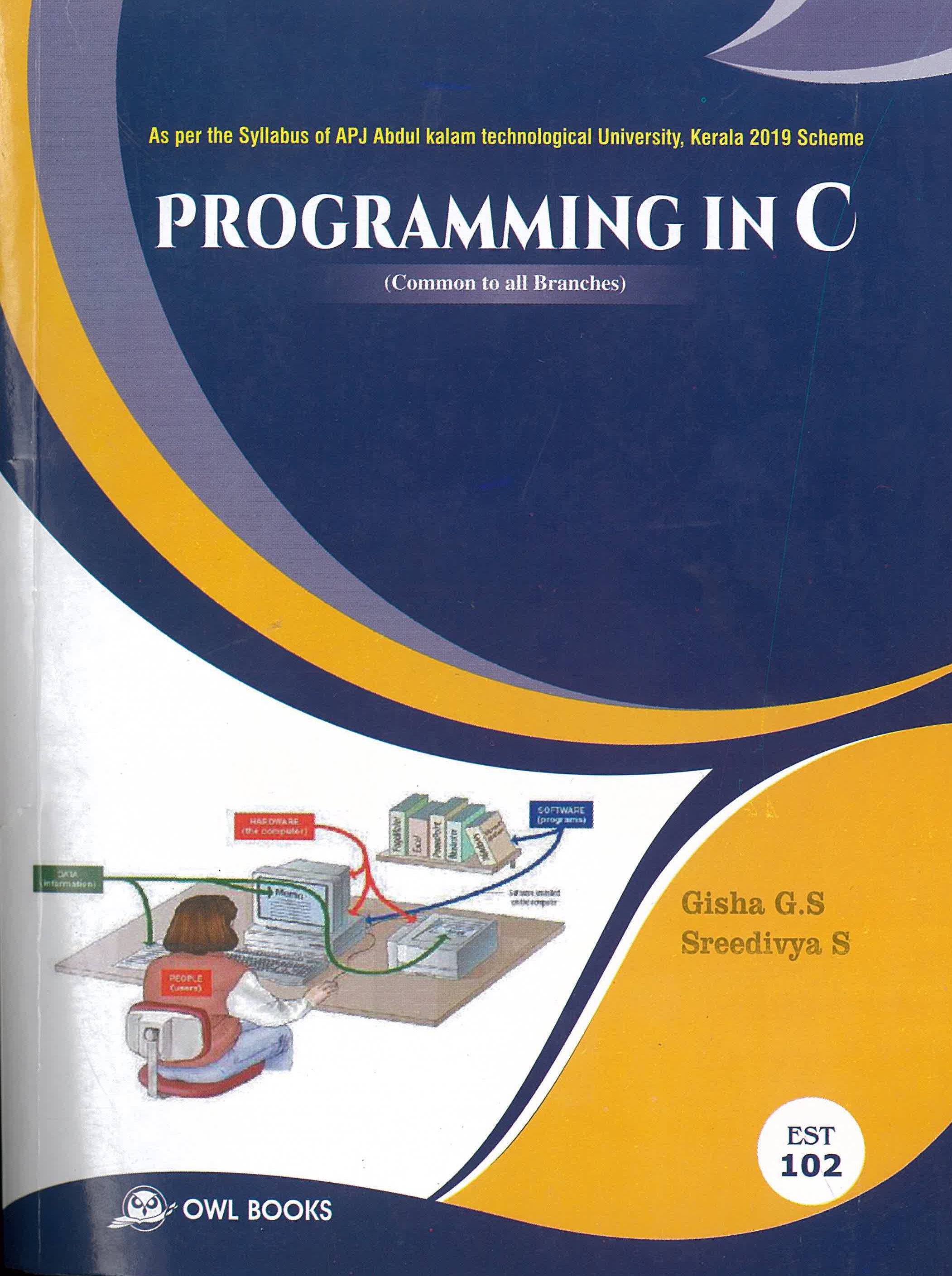 PROGRAMMING IN C BY GISHA